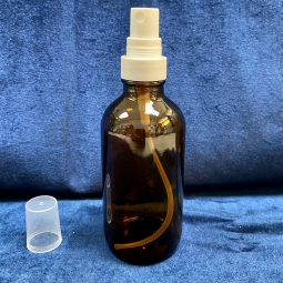 4 oz Amber Spray Glass Bottle